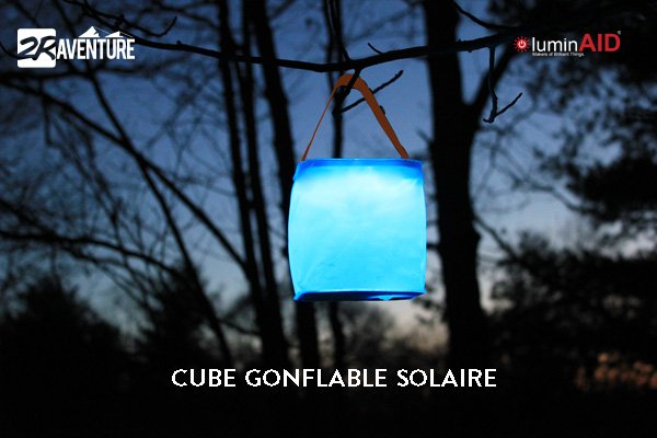 cube solaire  gonflable Luminaid