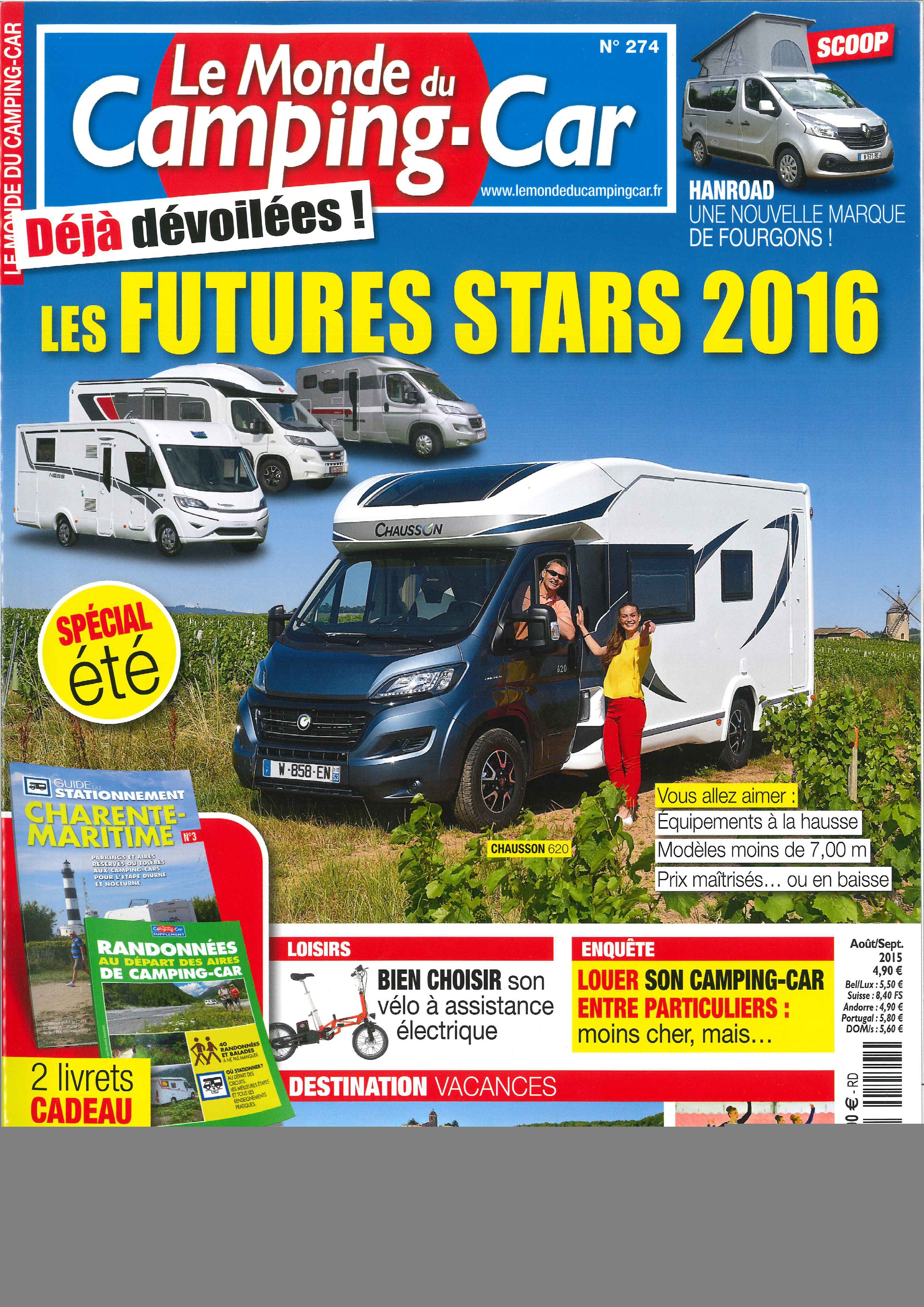 Le monde du camping car été 2015