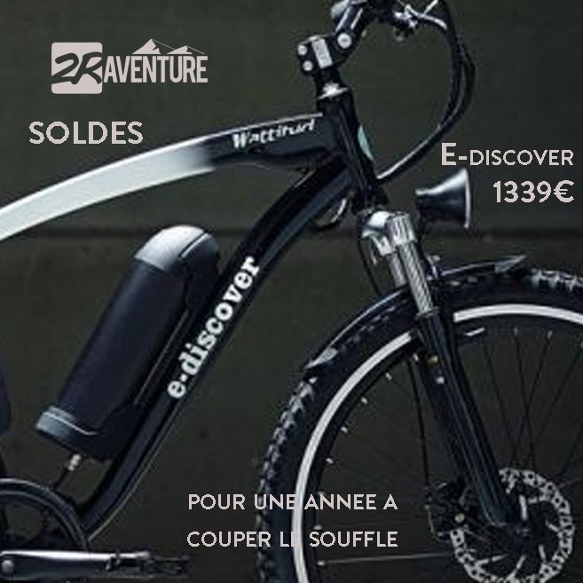 E-discover, vélo électrique, VTC en promo