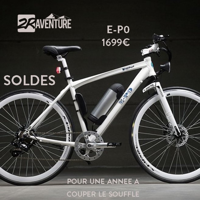 EPO, vélo électrique de route en promo