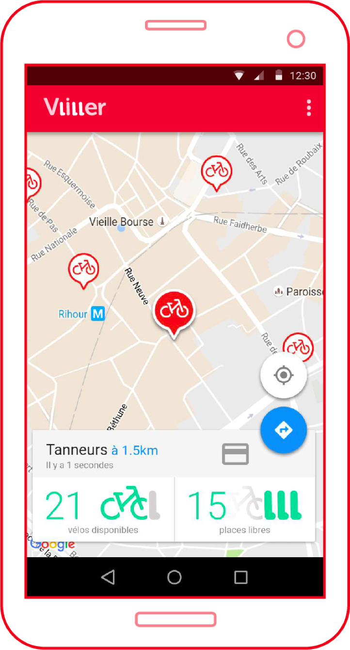 L'application Vliller pour faciliter l'usage du V'lille