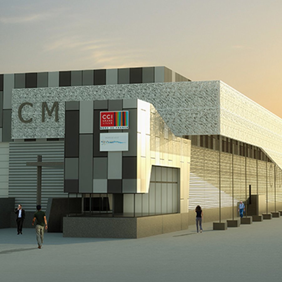 CMDU, centre de logistique urbaine multimodal à Lille