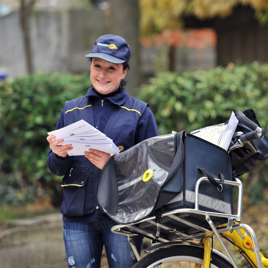 La Poste historiquement premier livreur à vélo