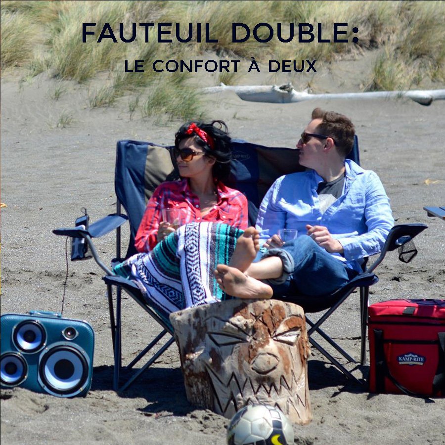 Fauteuil double camping