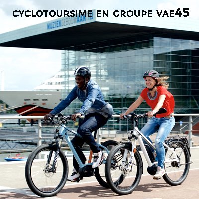 Cyclotourisme en groupe avec vélos 45km:h