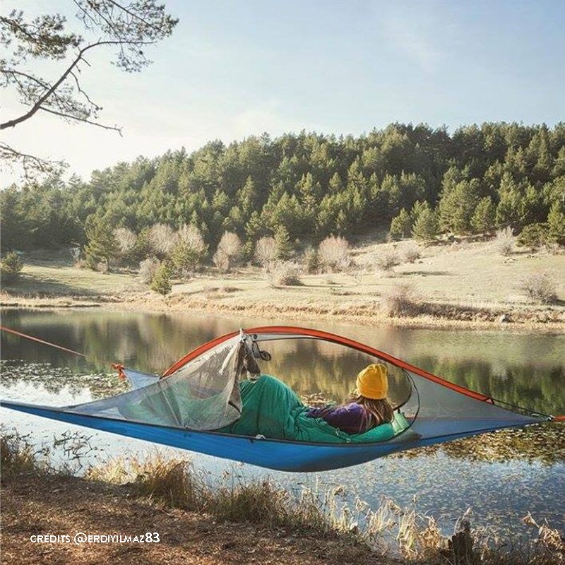 Bonne résolution, être émerveillé (camping)