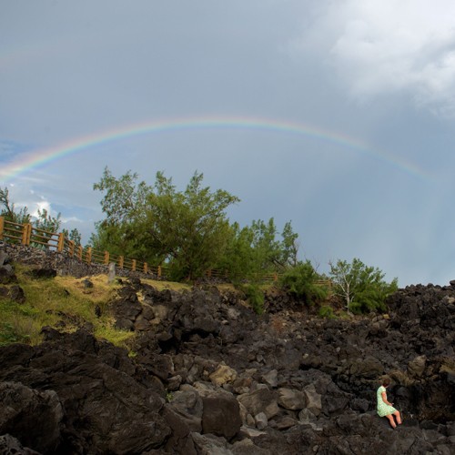 La Réunion une île volcanique,  camping au milieu du volcan