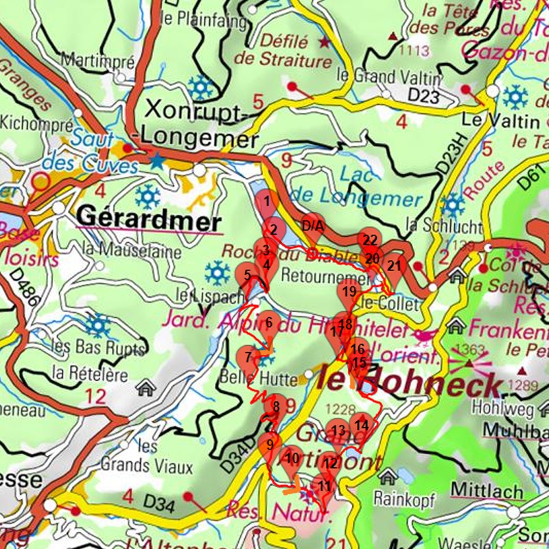 La randonnée des 5 lacs par visorando