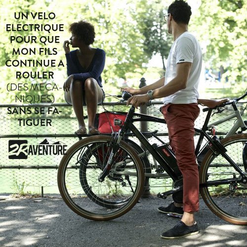 Idée de cadeau de noël pour mon fils : Une vélo électrique pour qu'il puisse rouler (des mécaniques) sans se fatiguer