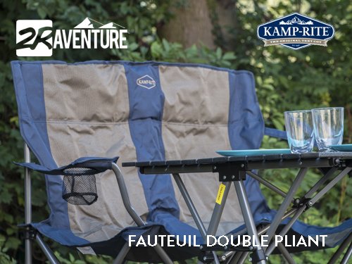 Fauteuil de camping double kamprite
