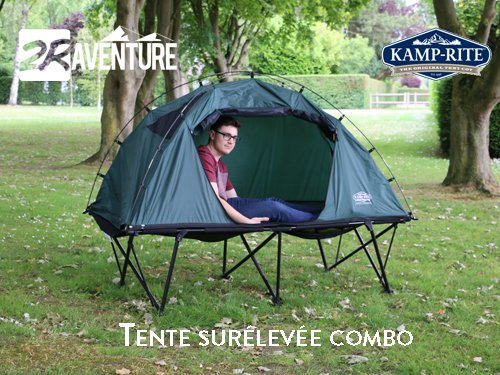 Kamp rite off the ground tents on stilts for every camping fields
