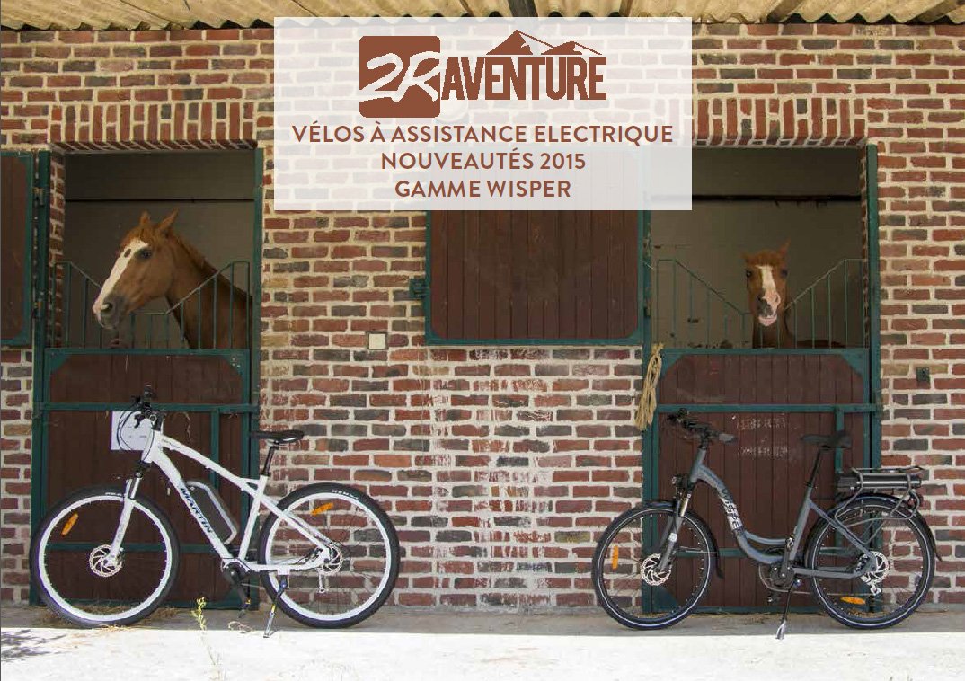 Le catalogue de vélos électriques Wisper 