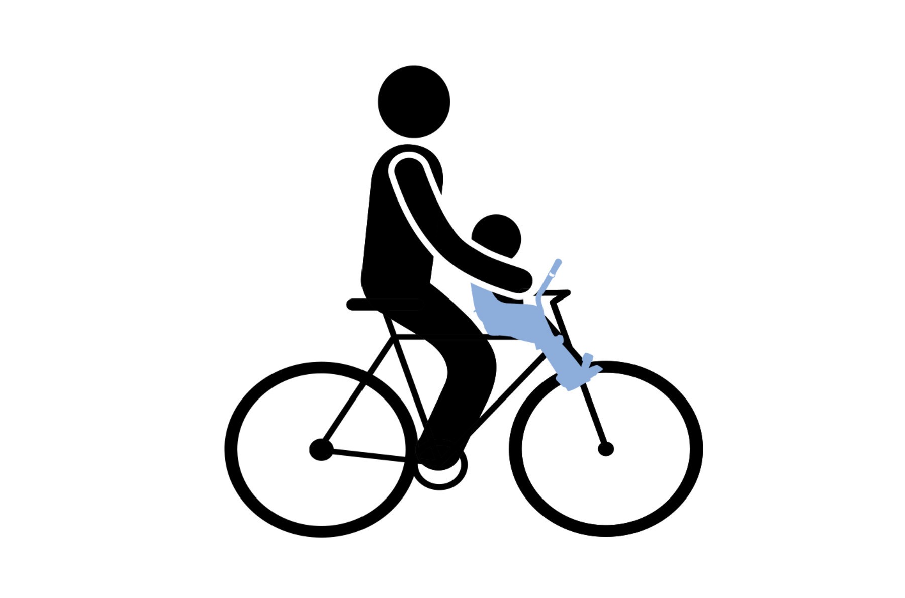 Siège avant bébé vélo Yepp mini GMG